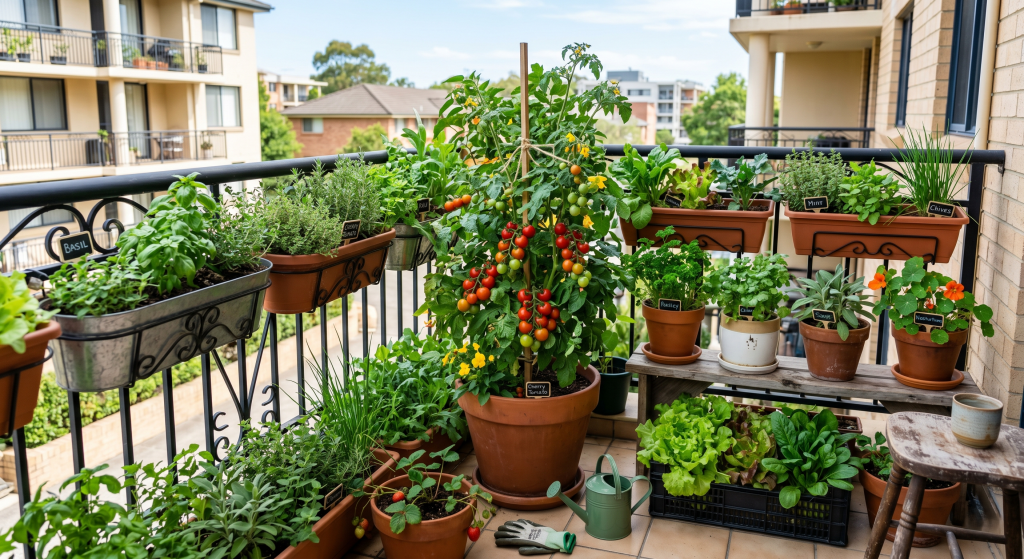 Small-Space and Balcony Edible Gardens in Australia - Happy Valley Seeds
