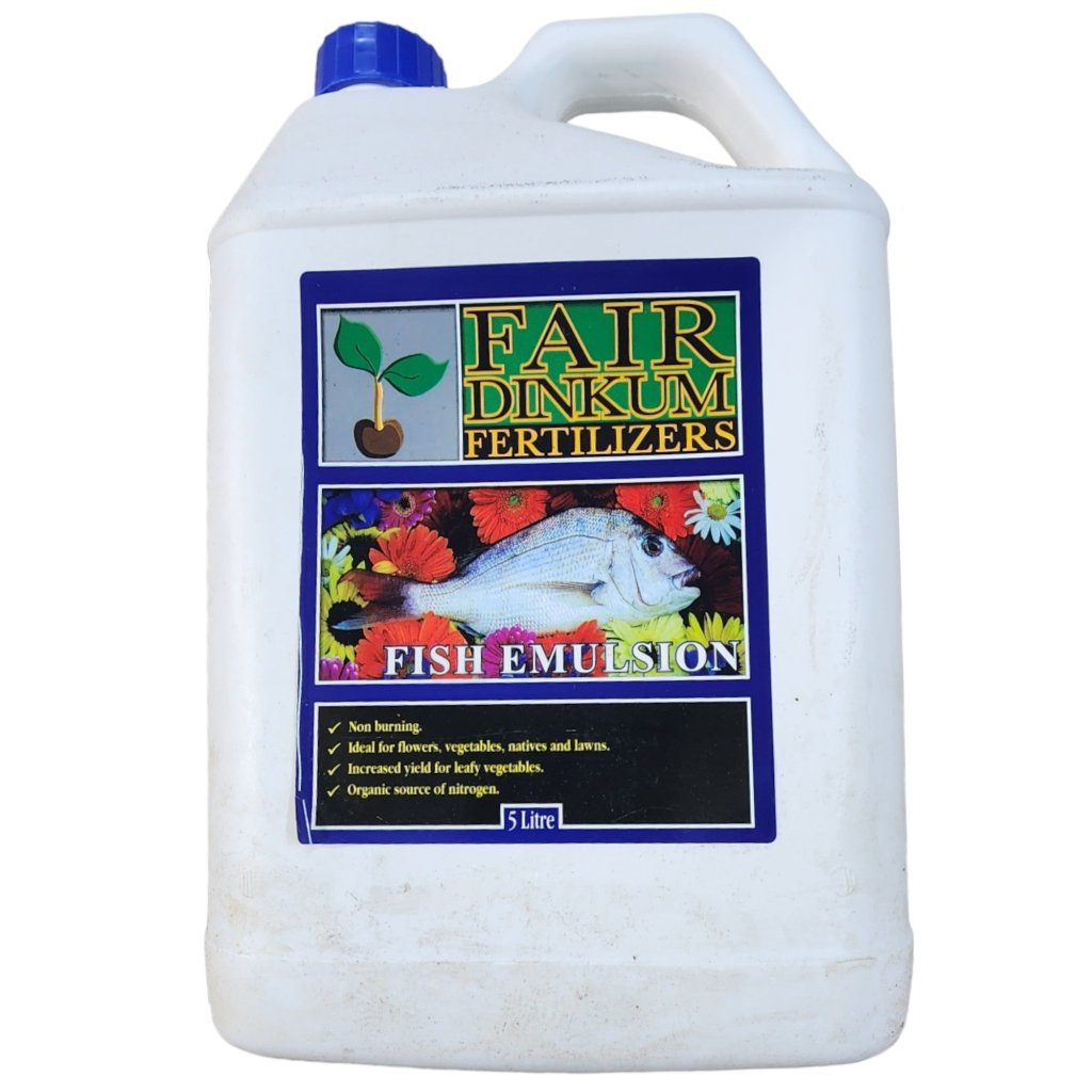 Fair Dinkum - Fish Emulsion 5 Litres - Happy Valley Seeds