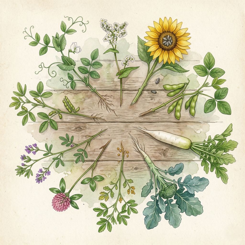 Soil Regenerator - 10 Species Cover Crop Blend - Happy Valley Seeds