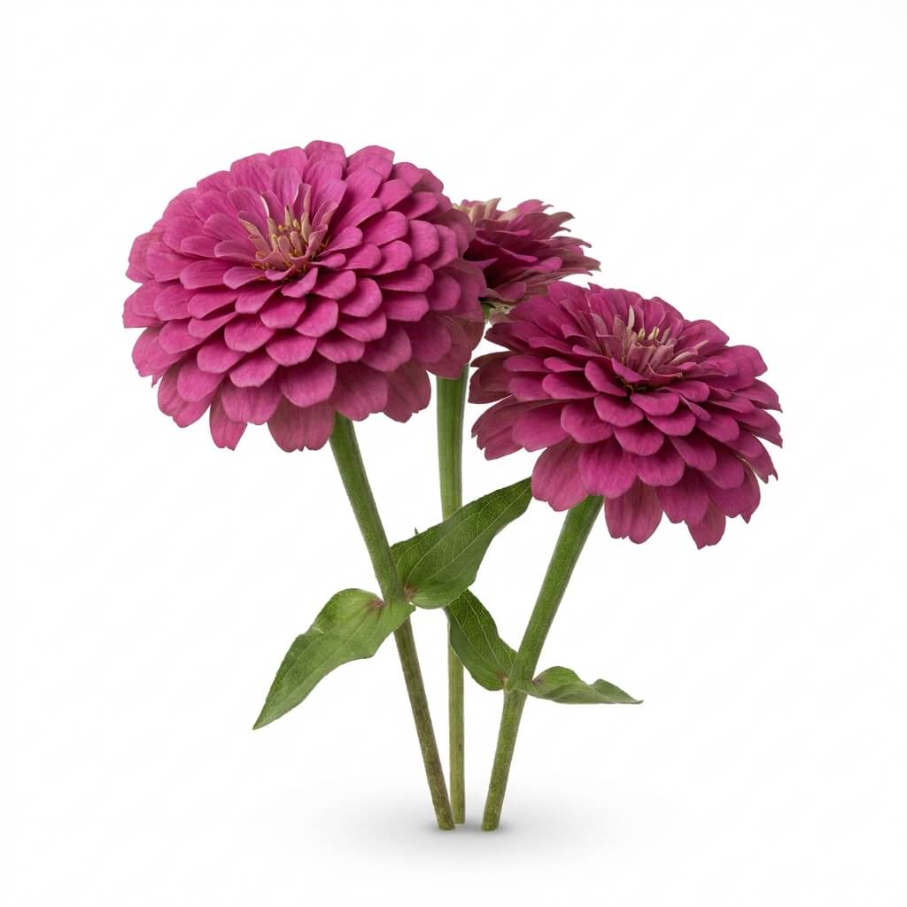 Zinnia - Purple Prince seeds - Happy Valley Seeds