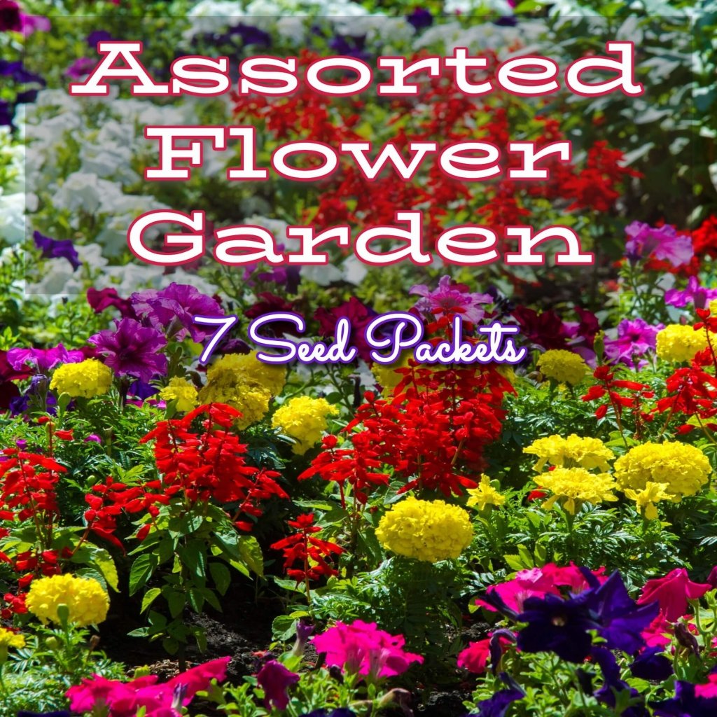 happy garden seeds Assorted Flower Garden Seeds