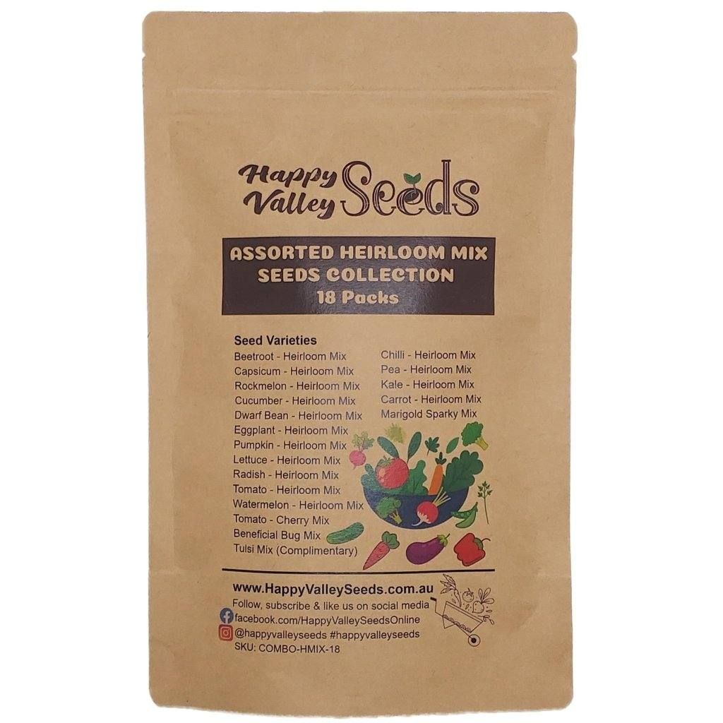 Assorted Heirloom Mix Seeds Collection - 18 Packs - COMBO PACK