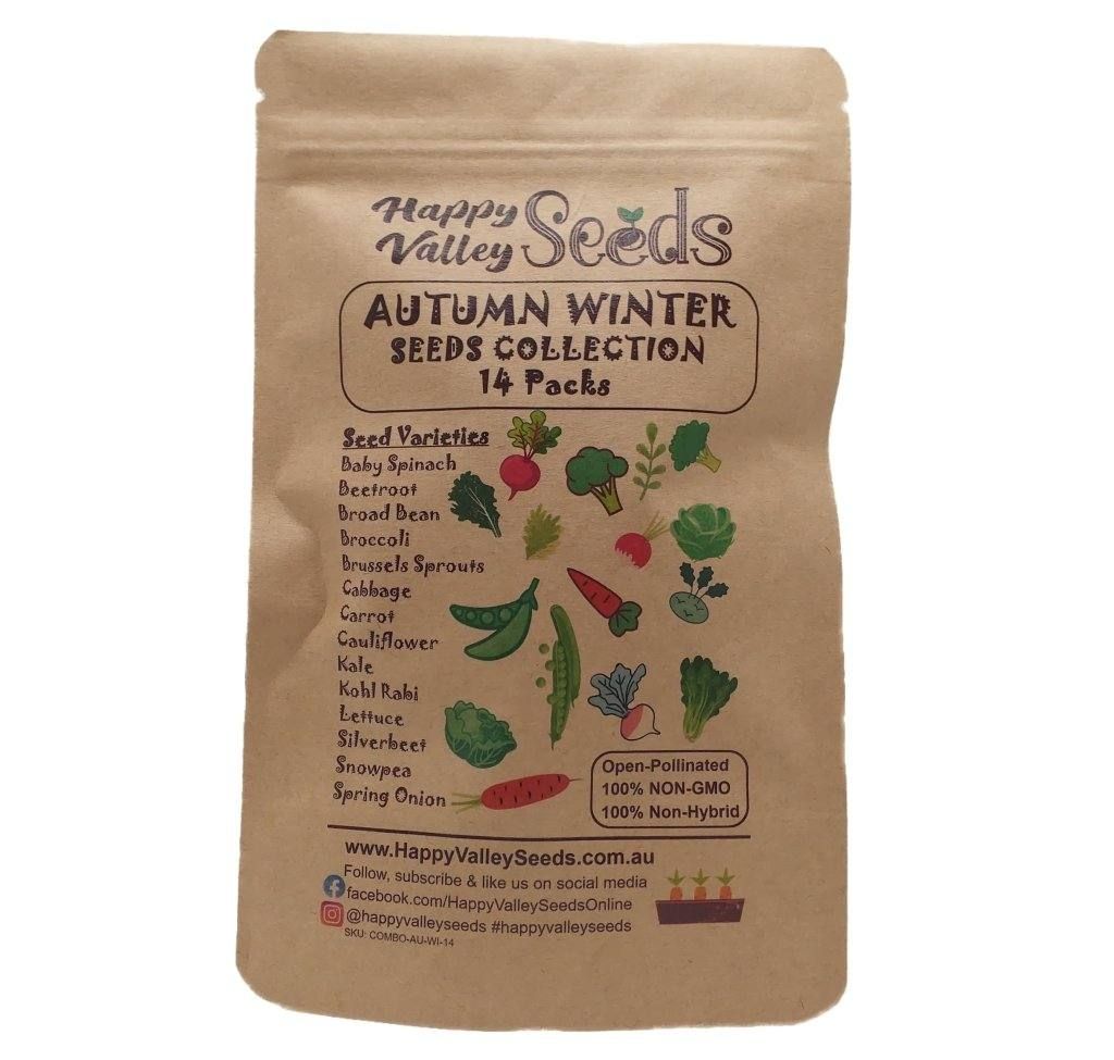 Autumn Winter Seeds Collection - 14 Packs - COMBO PACK