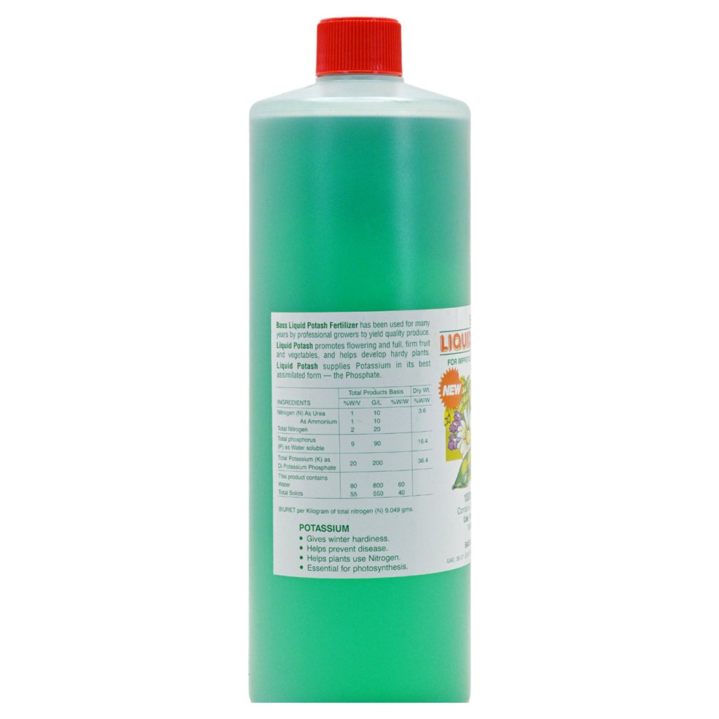 Bass - Liquid Potash 1 Litre - Happy Valley Seeds