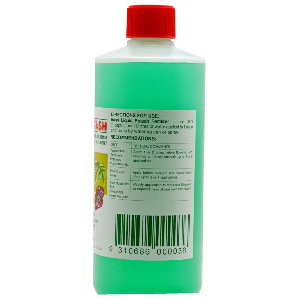 Bass - Liquid Potash 500ml - Happy Valley Seeds