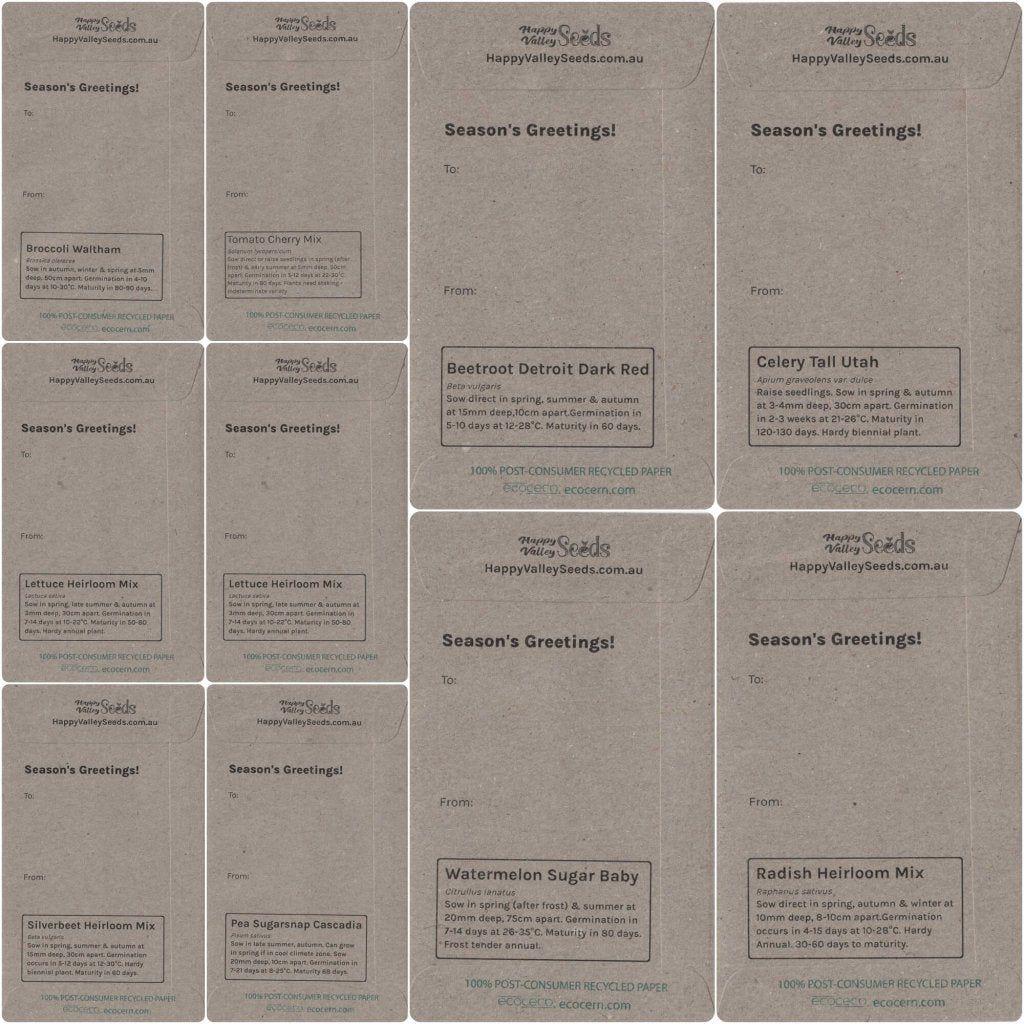 Christmas Fun - Seed Pack Combo - Happy Valley Seeds