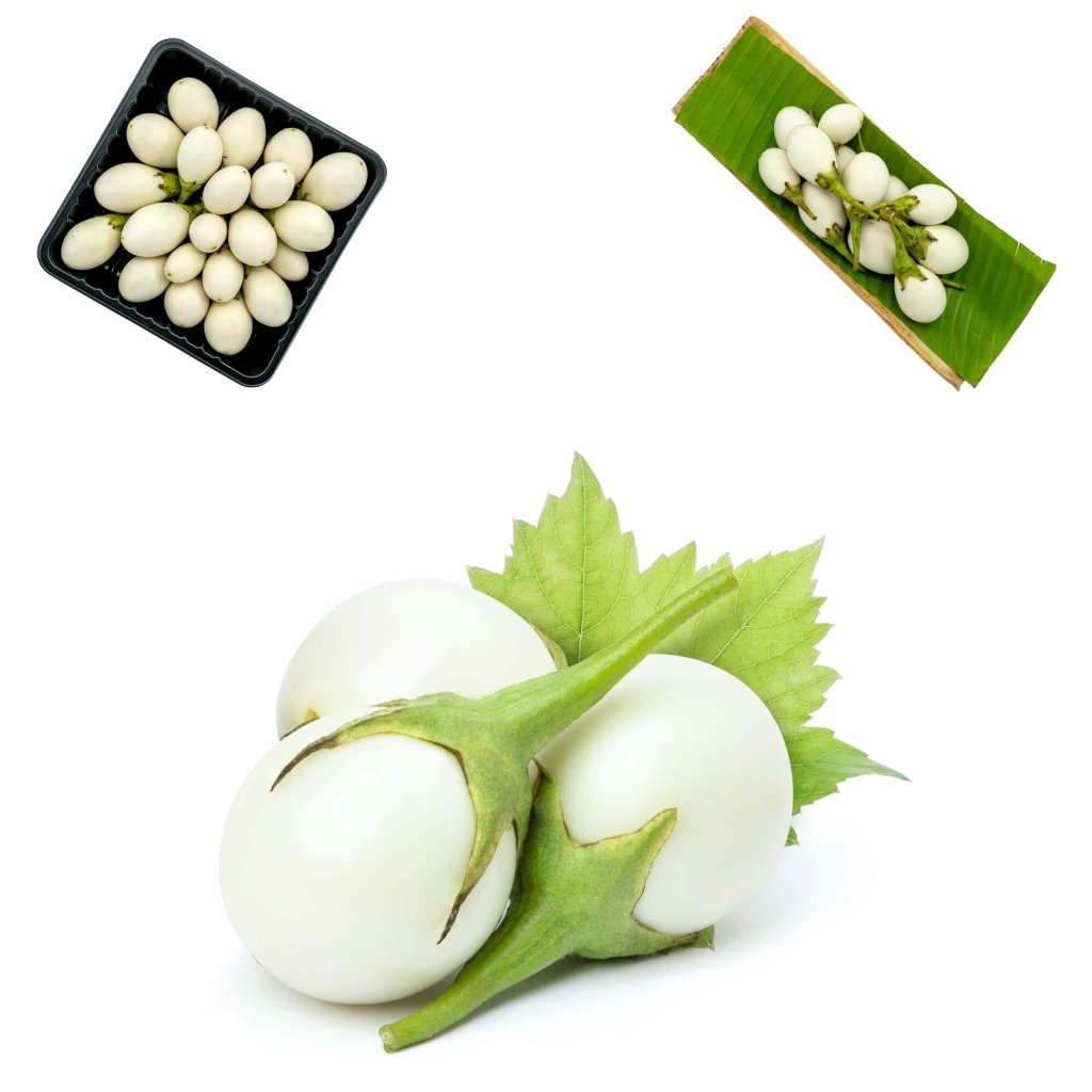 Eggplant - White Egg (Japanese) seeds - Happy Valley Seeds