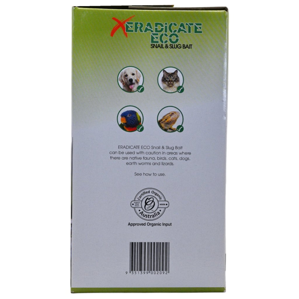 Eradicate - Eco Snail Bait 2.5kg - Happy Valley Seeds