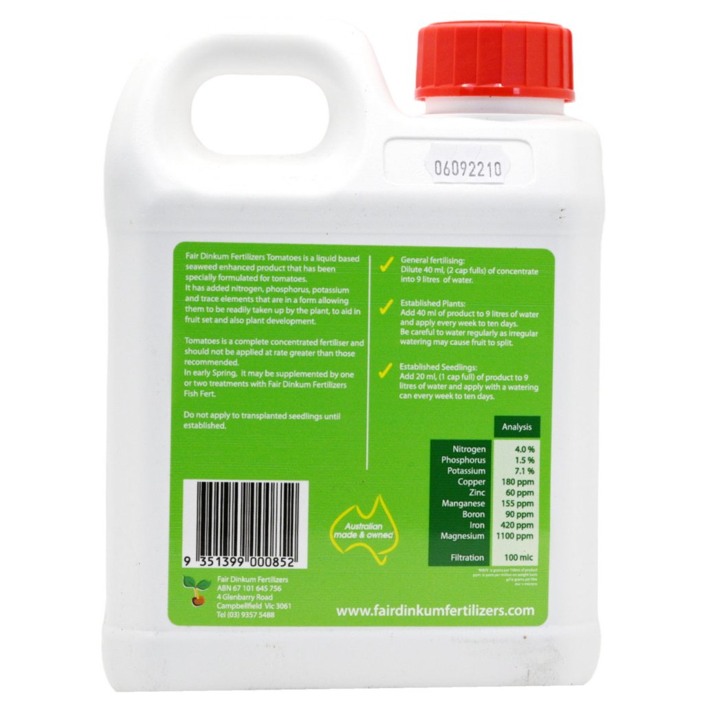 Fair Dinkum - Tomatoes 1 Litre - Happy Valley Seeds
