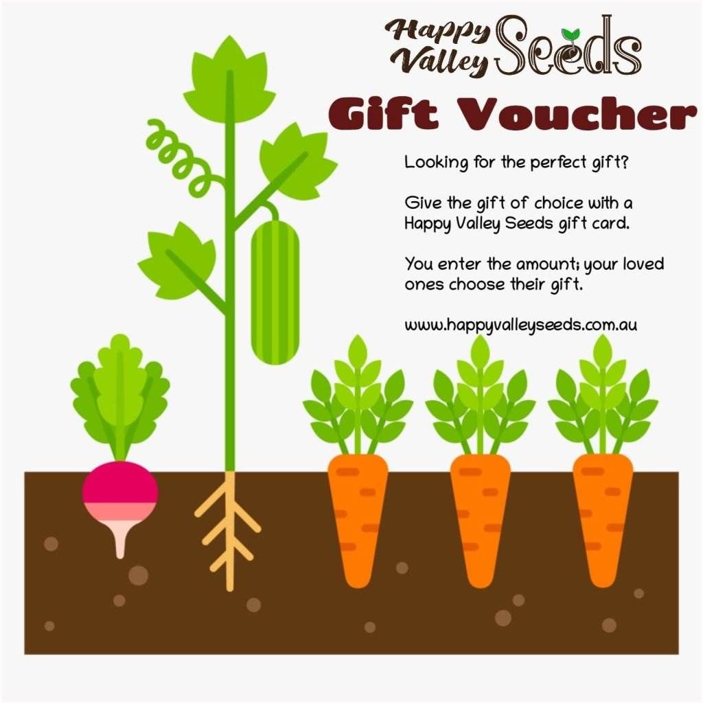 Buy Gift Voucher Online Happy Valley Seeds