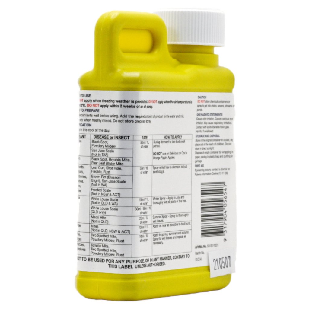 Kendon - Lime Sulphur Fungicide & Insecticide 250ml - Happy Valley Seeds