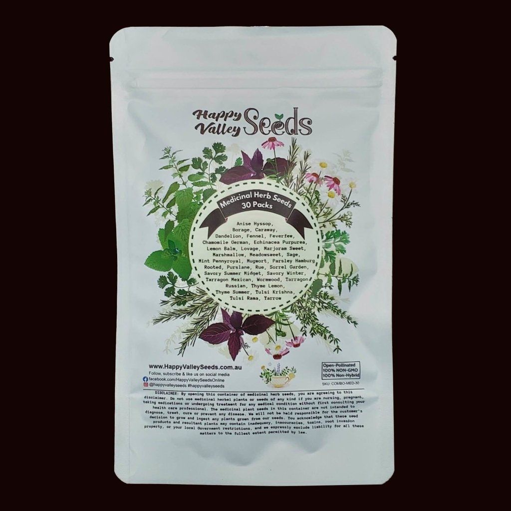 MEDICINAL Herb Seeds - 30 Packs