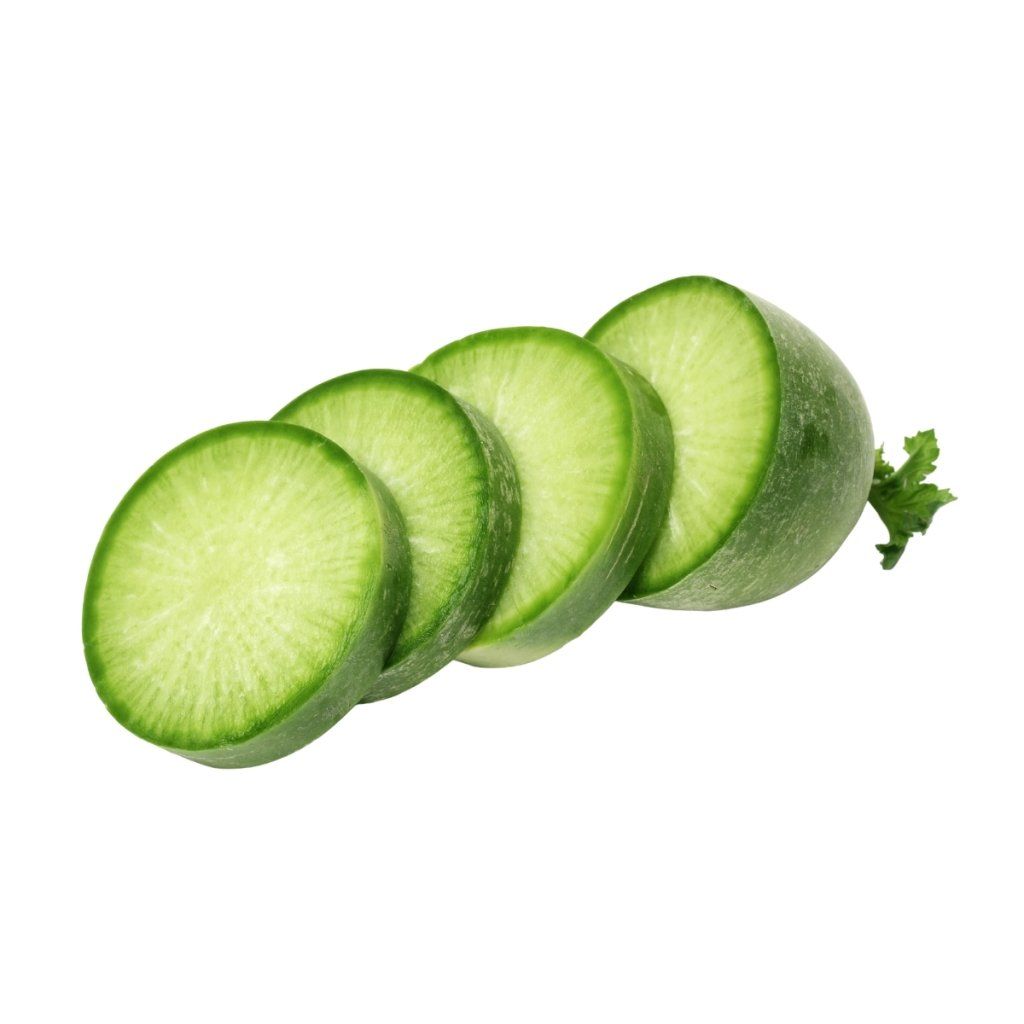 Radish - Chinese Green Meat Luobo seeds - Happy Valley Seeds