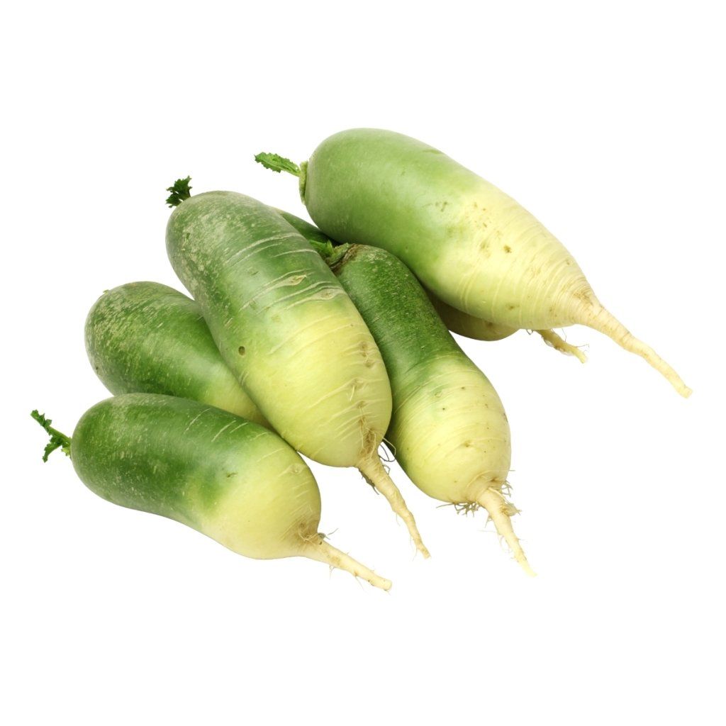 Radish - Chinese Green Meat Luobo seeds - Happy Valley Seeds