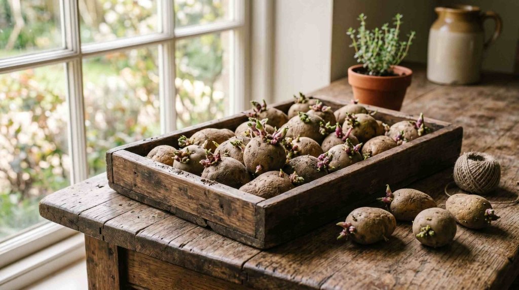 How to Chit Seed Potatoes for an Earlier Start - Happy Valley Seeds