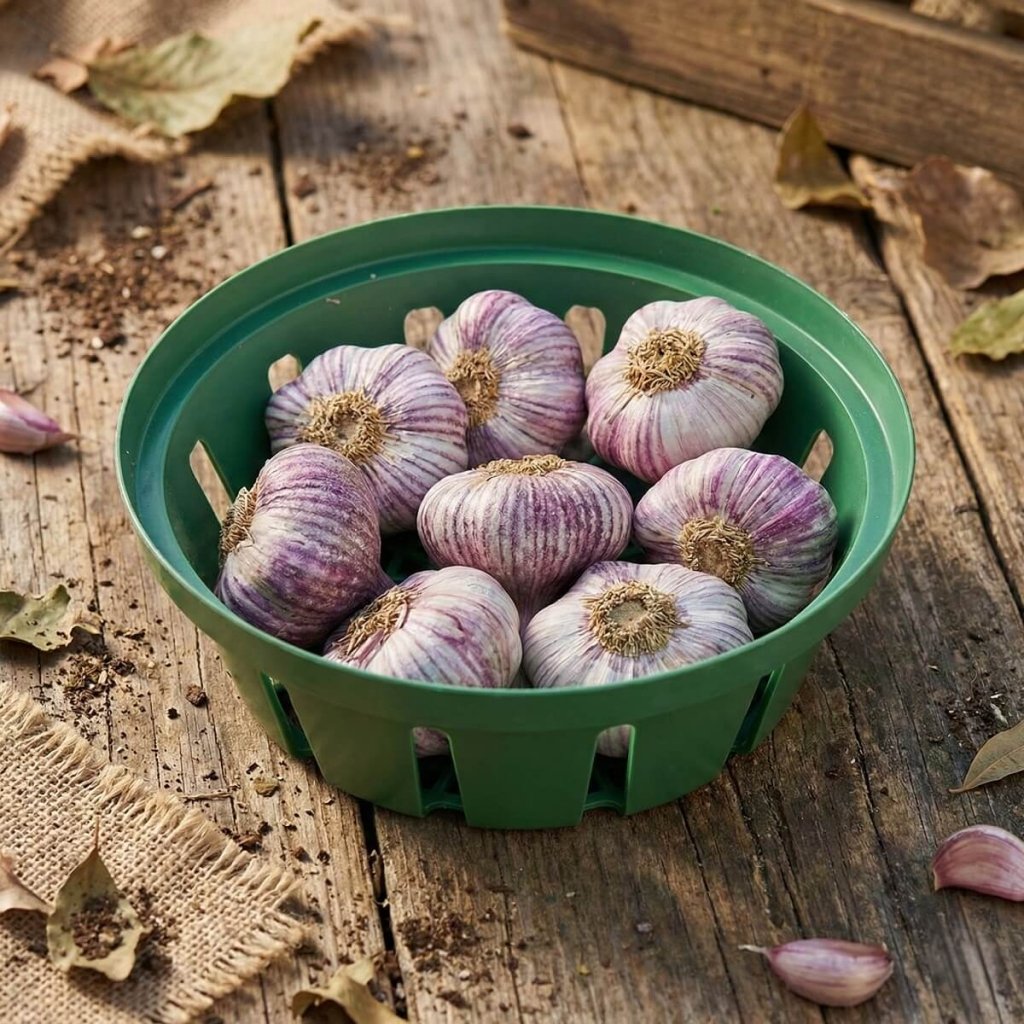 Garlic - Tasmanian Purple Bulbs - Happy Valley Seeds