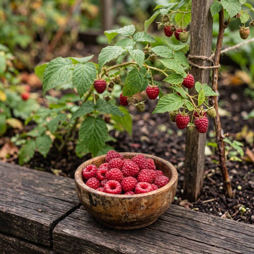 Raspberry - Autumn Bliss Canes - Happy Valley Seeds