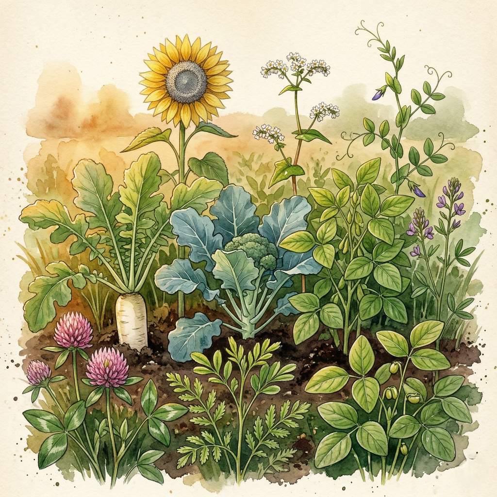 Soil Regenerator - 10 Species Cover Crop Blend - Happy Valley Seeds