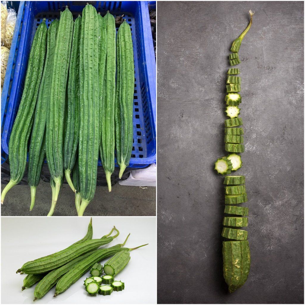 Angled Luffa Gourd - Bonanza seeds - Happy Valley Seeds