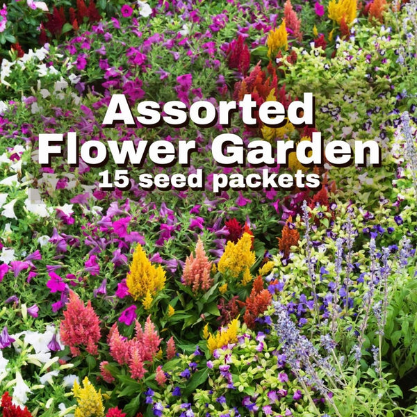Buy Assorted Flower Garden Seeds 15 Packs Online Happy Valley Seeds