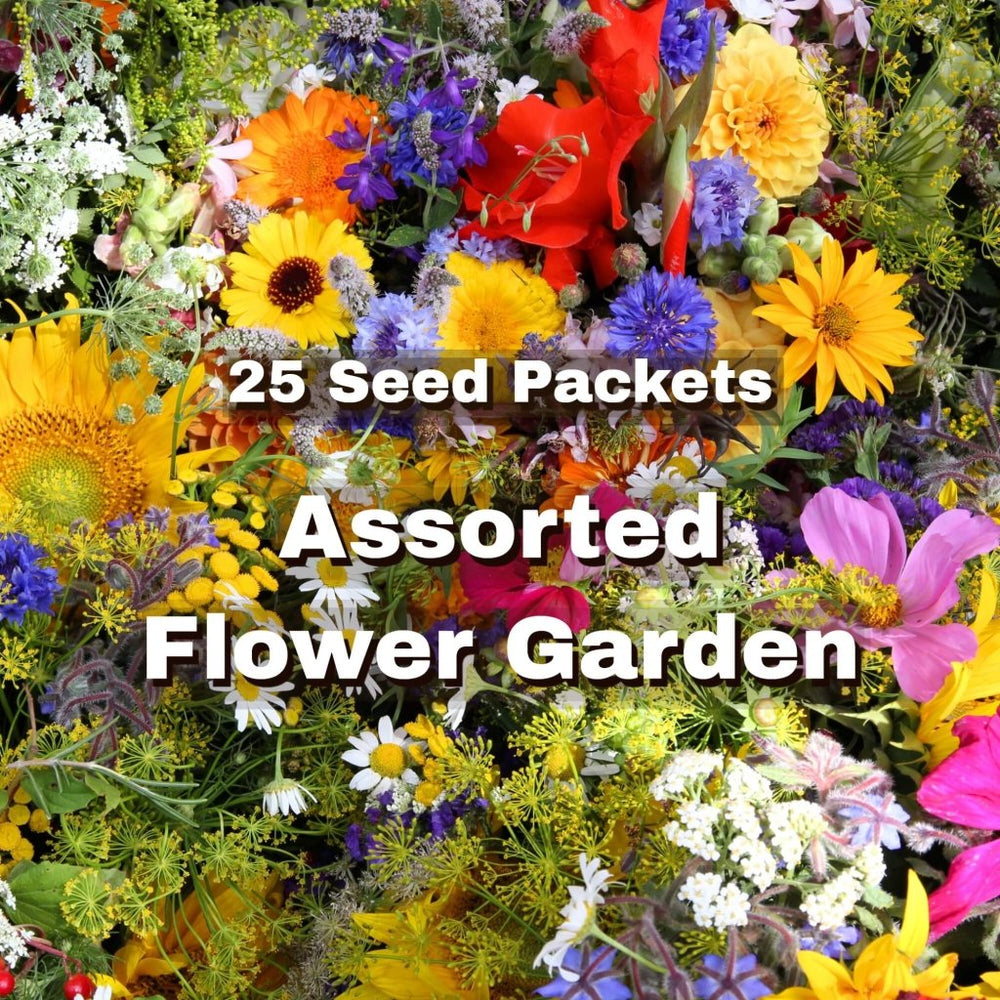 Buy Assorted Flower Garden Seeds - 25 Packs Online | Happy Valley Seeds