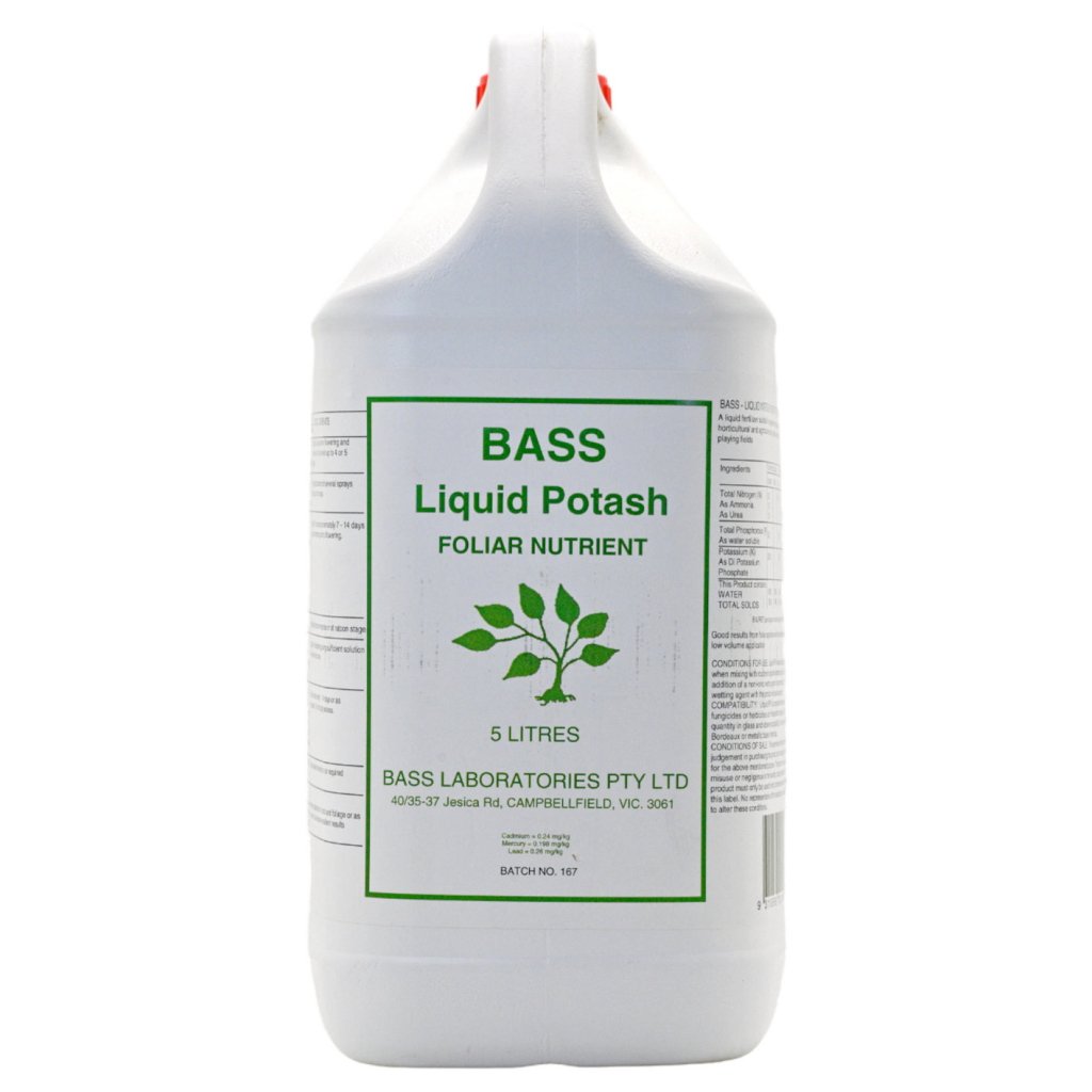 Bass - Liquid Potash 5 Litre - Happy Valley Seeds