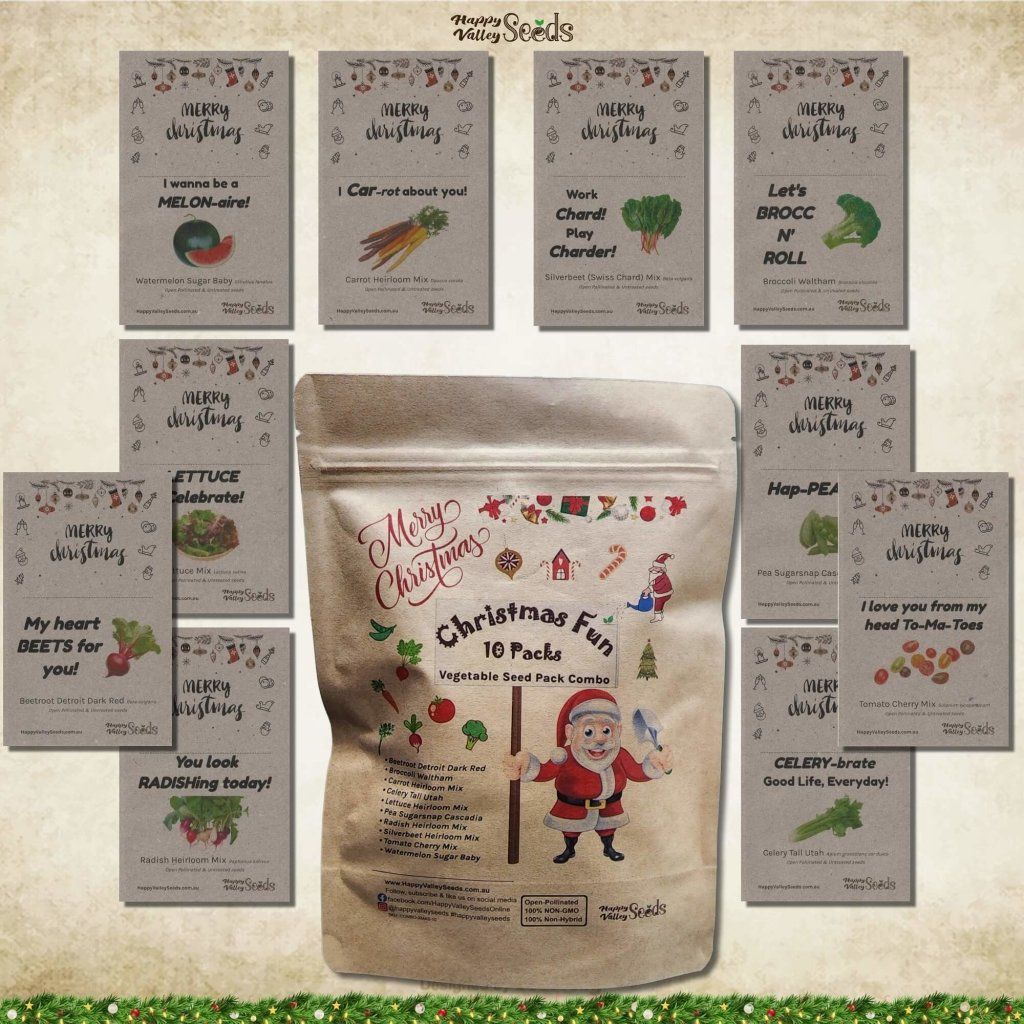 Christmas Fun - Seed Pack Combo - Happy Valley Seeds