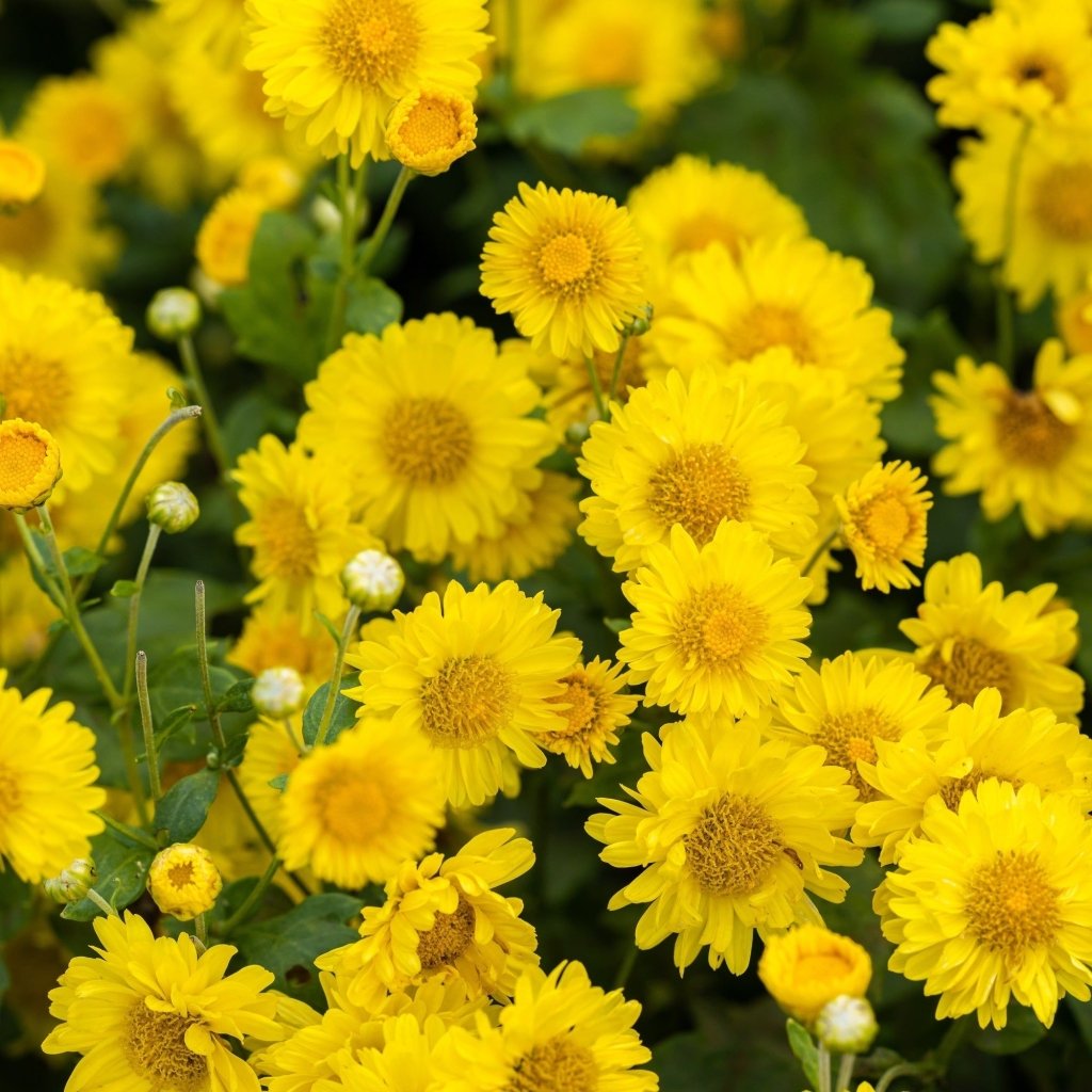 Chrysanthemum - Golden Yellow seeds - Happy Valley Seeds