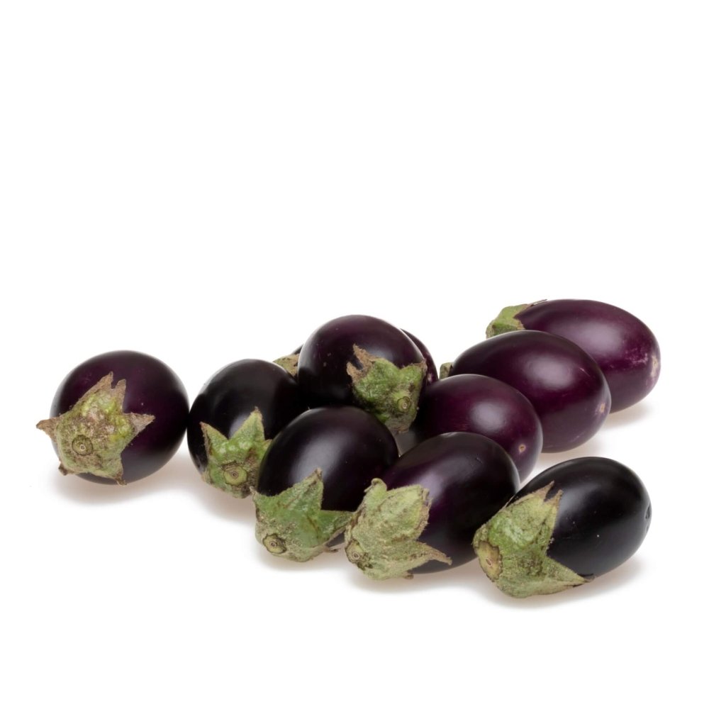 Eggplant - Jackpot F1 (Mini Egg) seeds - Happy Valley Seeds