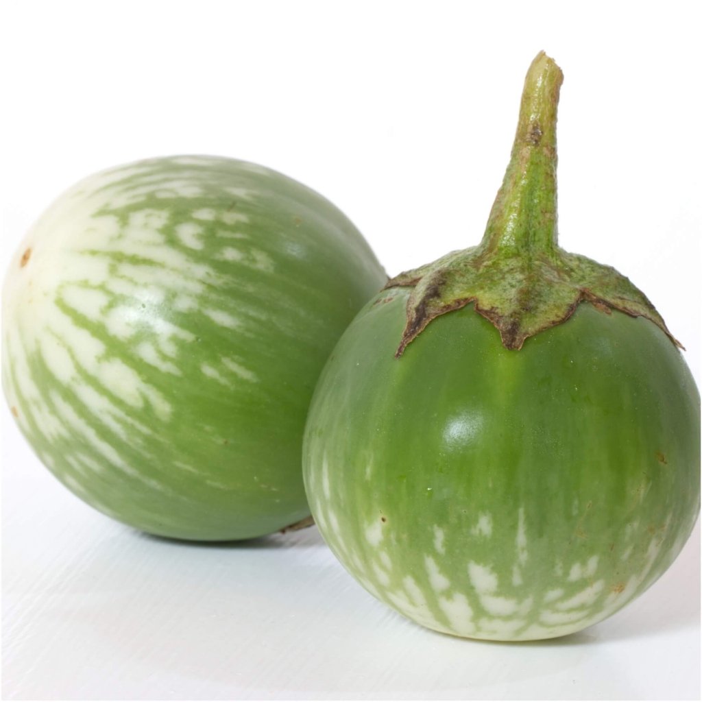 Eggplant - Thai Round Green seeds - Happy Valley Seeds