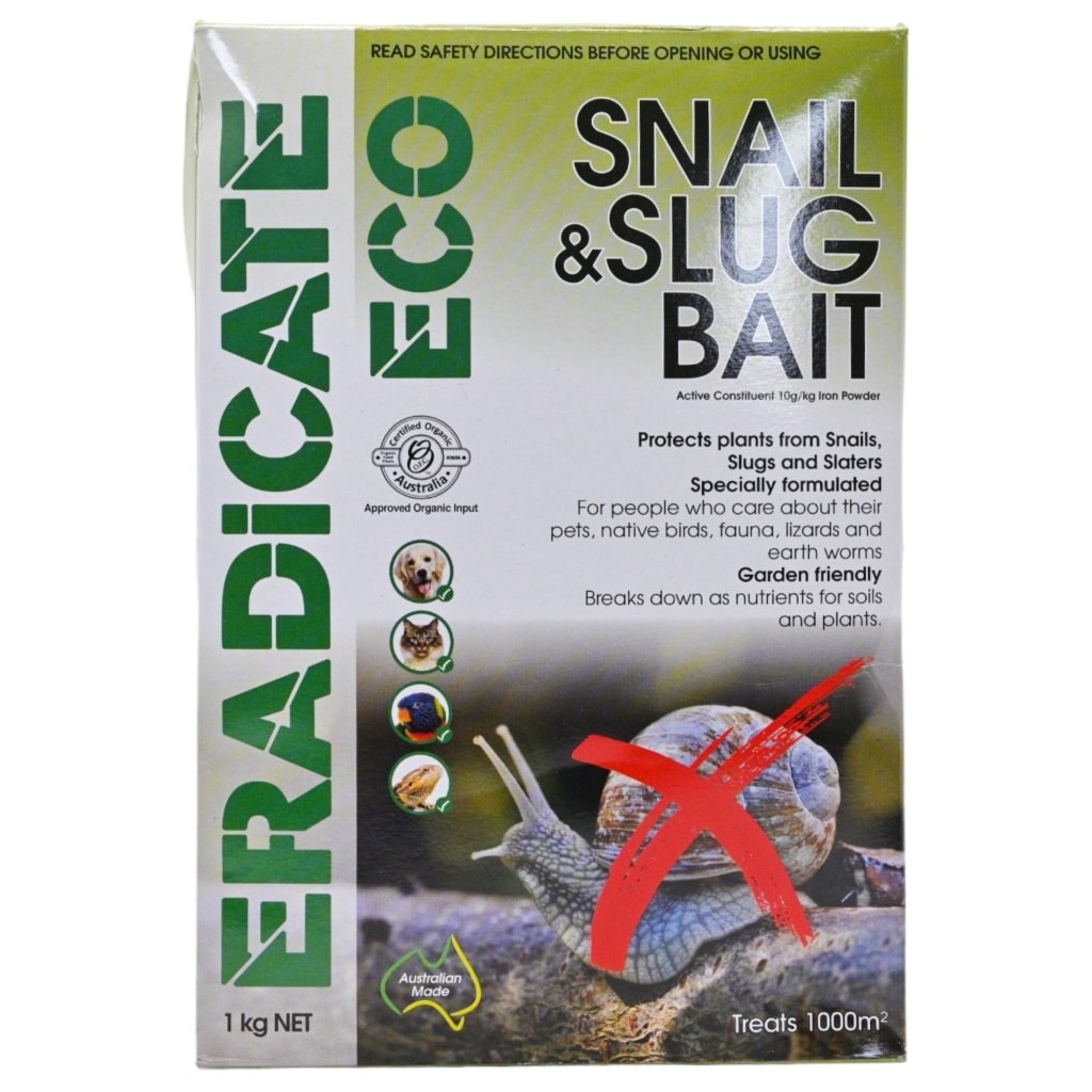 Eradicate - Eco Snail Bait 1kg - Happy Valley Seeds