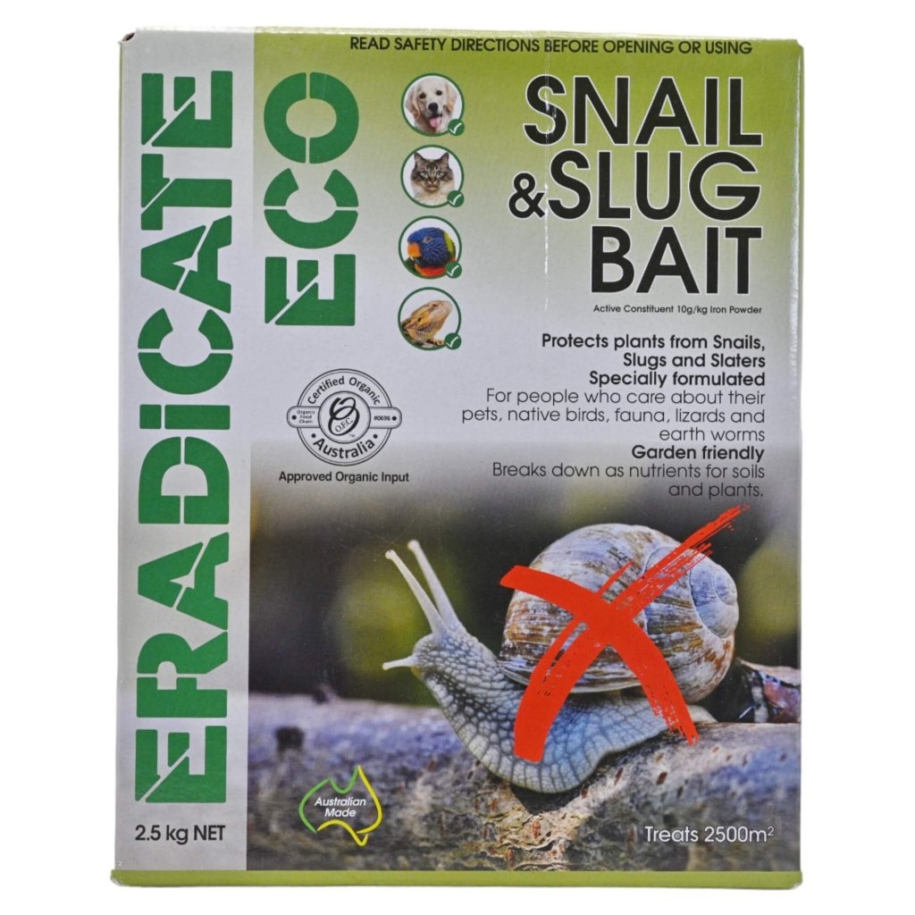 Eradicate - Eco Snail Bait 2.5kg - Happy Valley Seeds