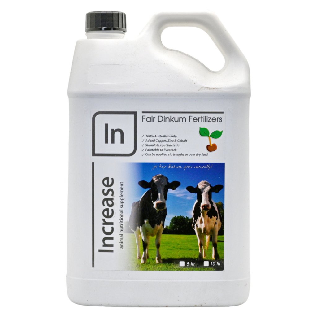 Fair Dinkum - Increase Animal Supplement 5 Litre - Happy Valley Seeds