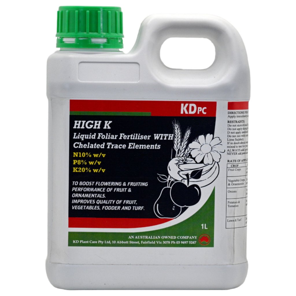 KDPC - High K Foliar Liquid Fertiliser 1 Litre - Happy Valley Seeds