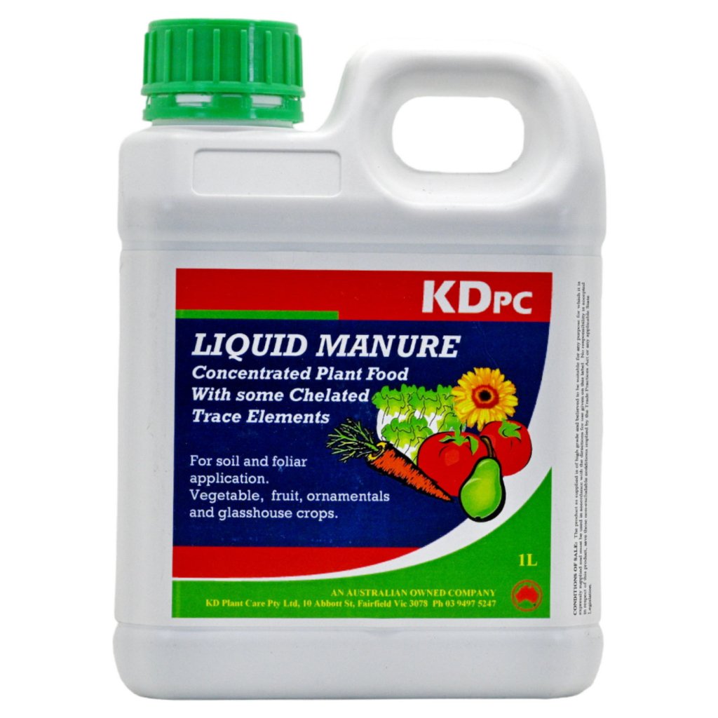 KDPC - Liquid Manure Liquid Plant Food 1 Litre - Happy Valley Seeds