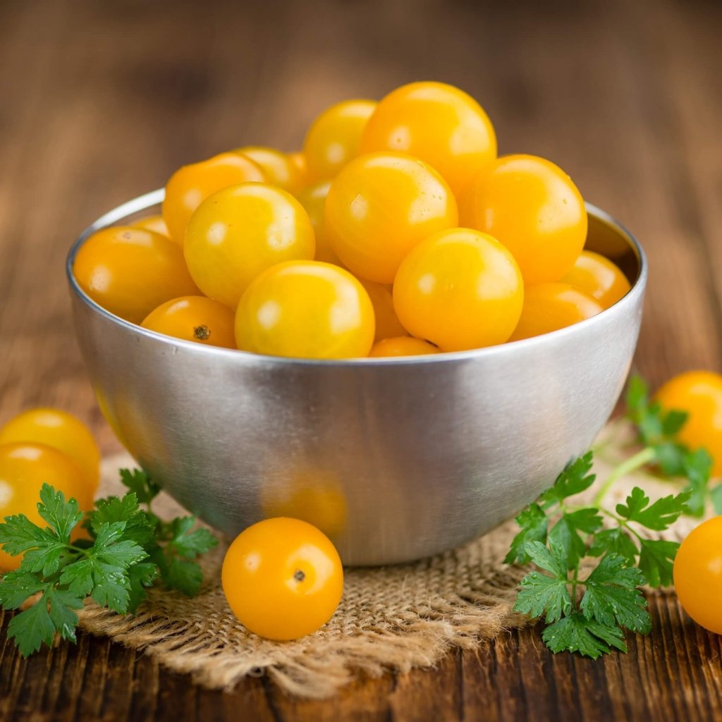 Tomato - Yellow Cherry Cocktail seeds - Happy Valley Seeds